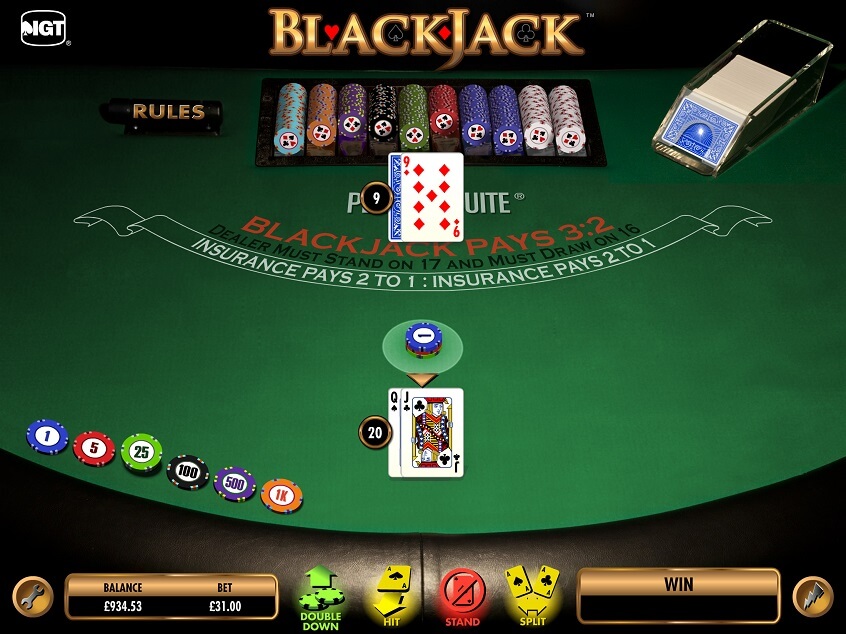 Online Mobile Blackjack