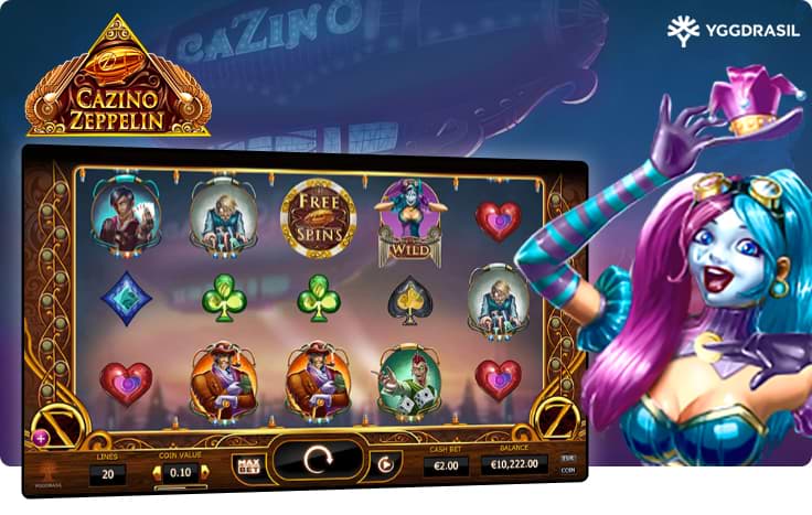 Zepplin Cazino slot by YGGdrasil