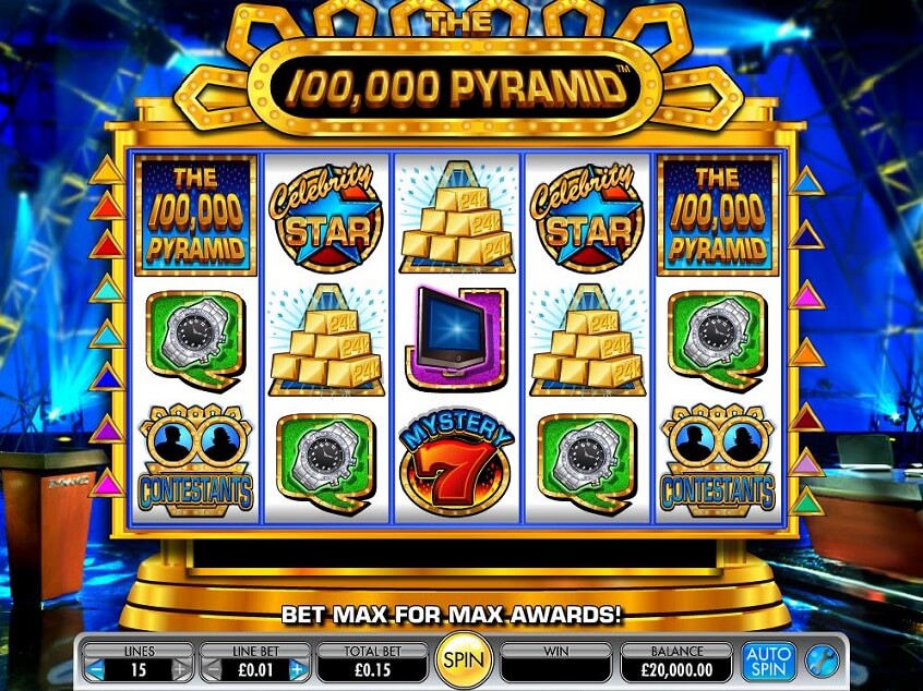 Screenshot of the game: The 100,000 Pyramid