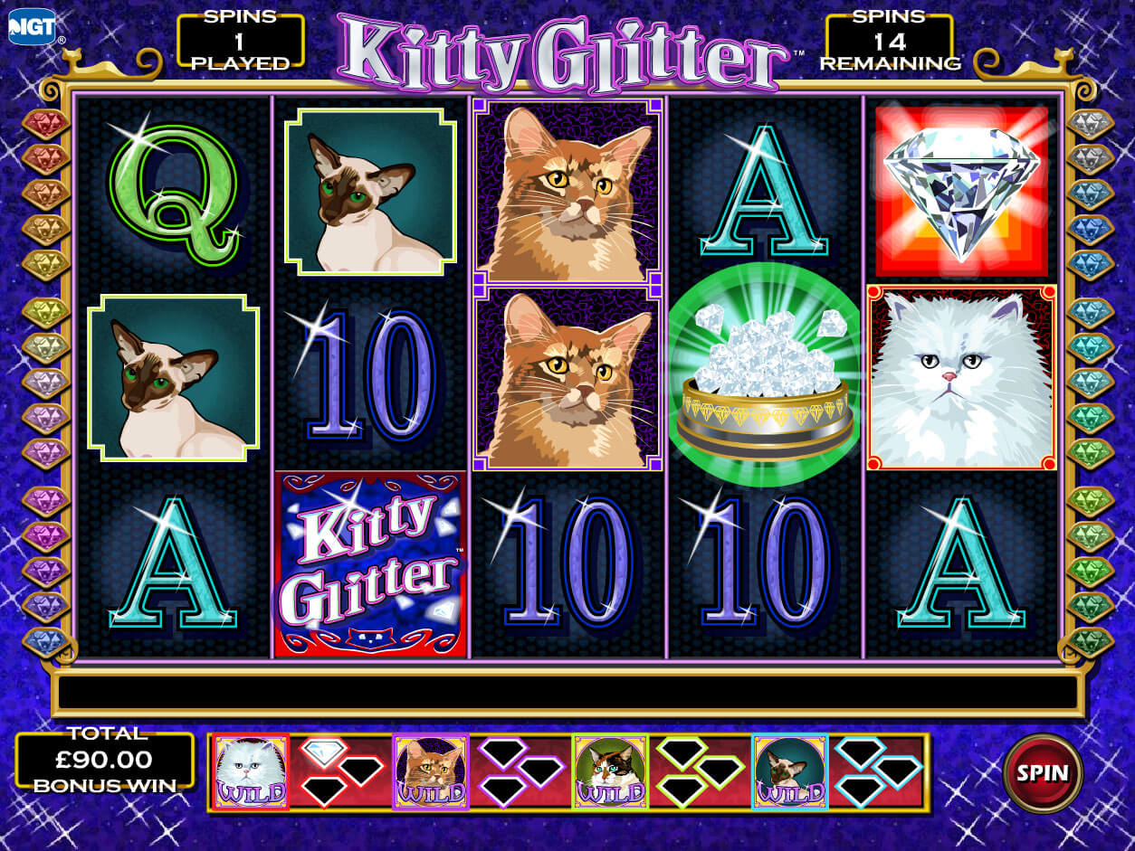 Snapshot from game: Kitty Glitter