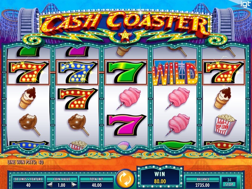 Screenshot of the game: Cash Coasters