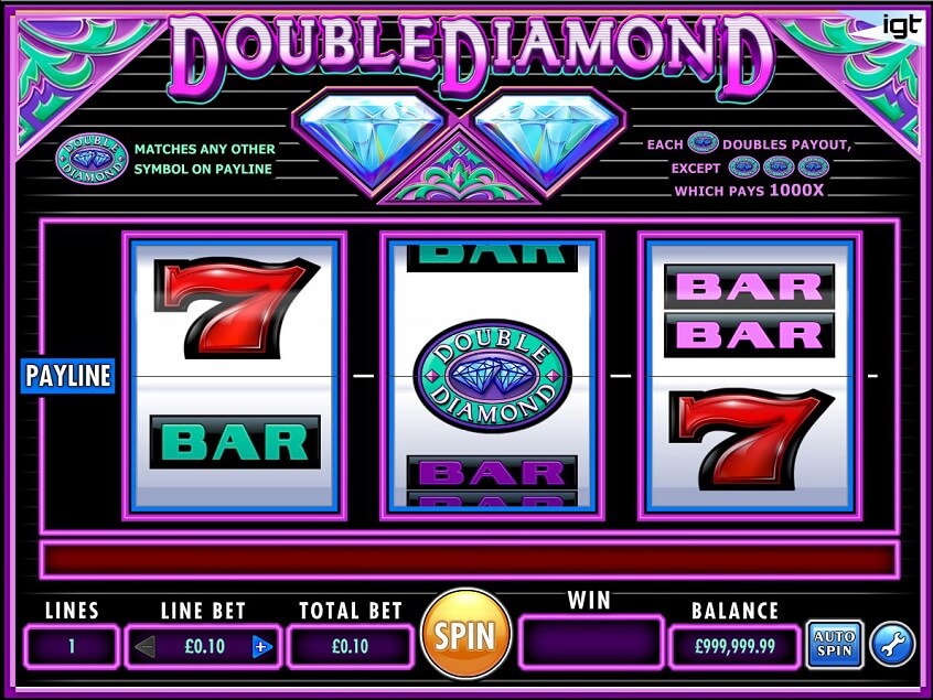 Screenshot of the game: Double Diamond