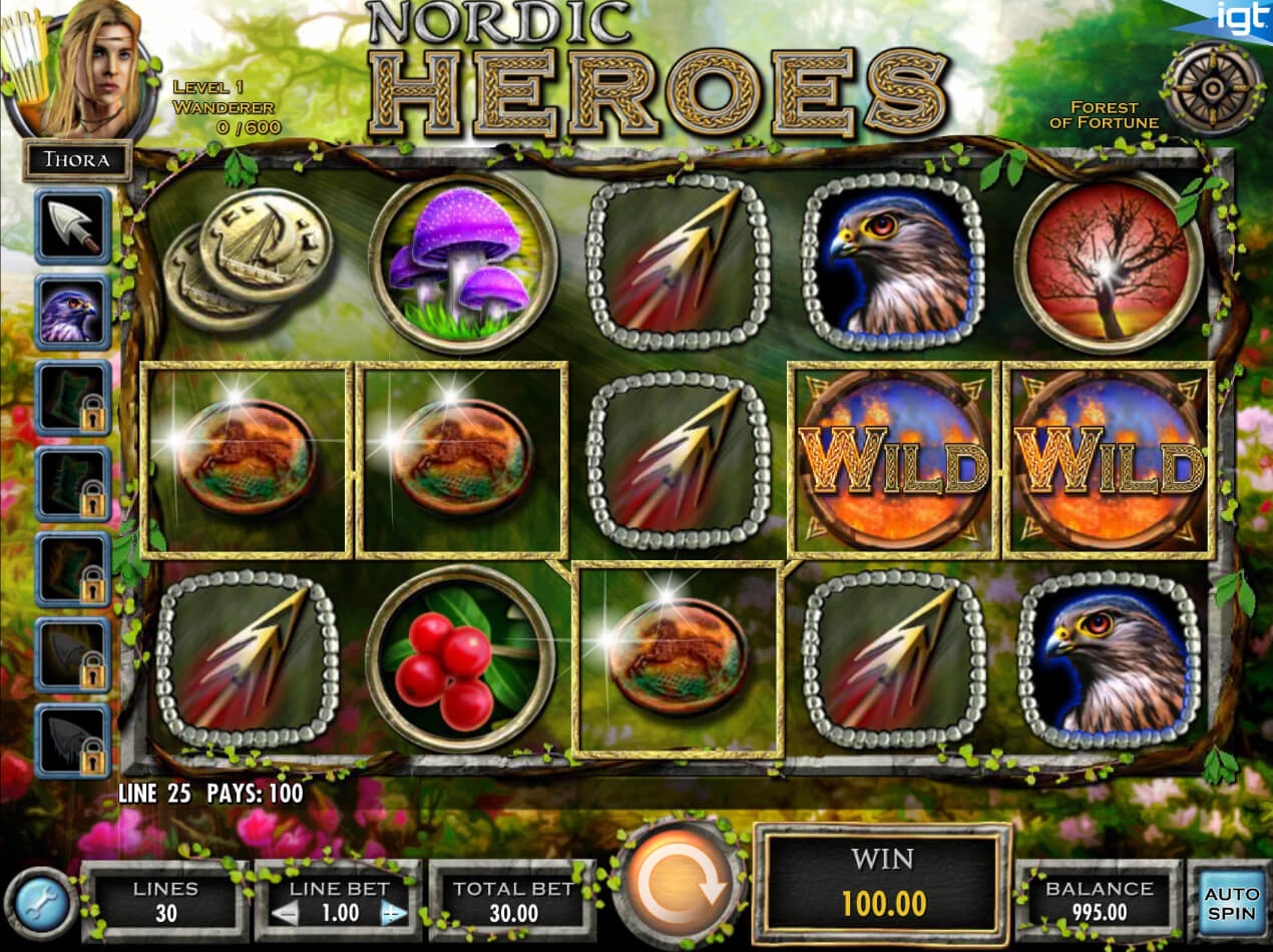 Screenshot from game: Nordic Heroes