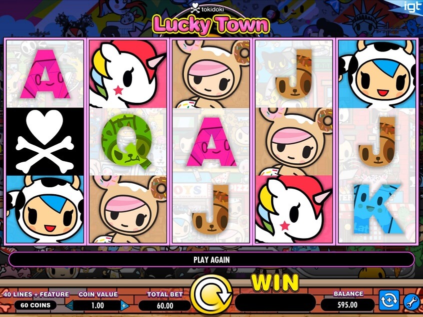 Screenshot of: Tokidoki - Lucky Town