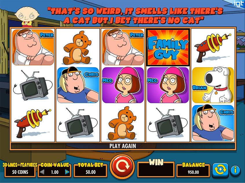 Family guy slots screenshot