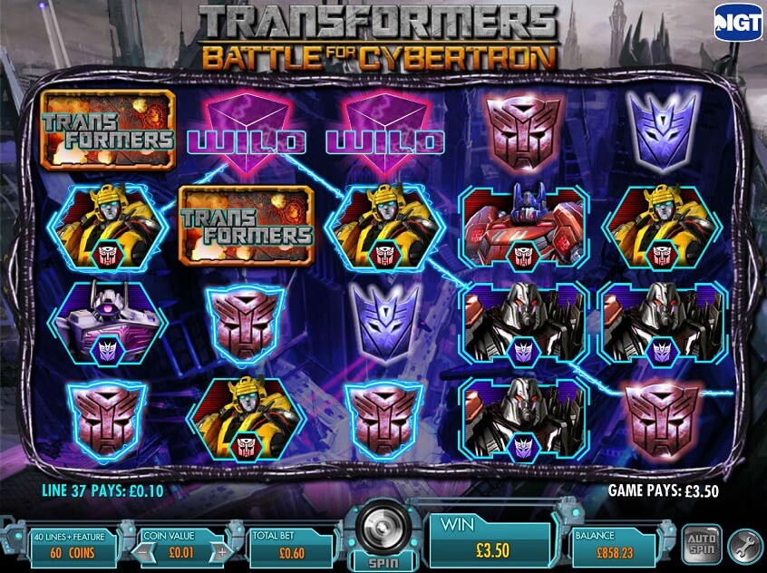 Screenshot of the game: Transformers - Battle for Cybertron