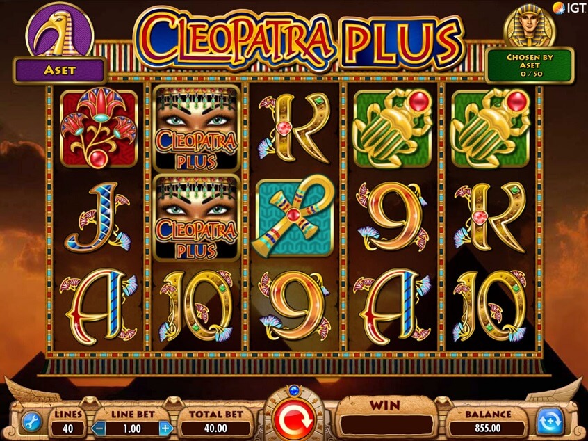 Screenshot from game: Cleopatra Plus