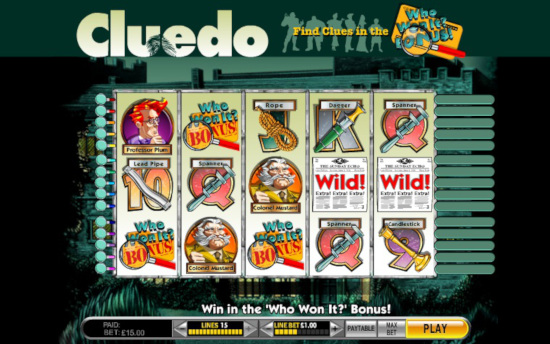 Best Franchise Slots - Cluedo screenshot