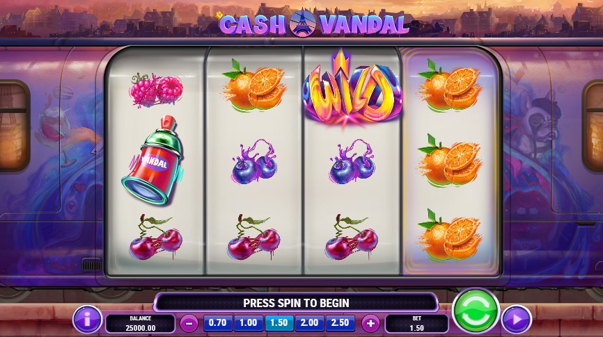 Cash Vandal slot screenshot