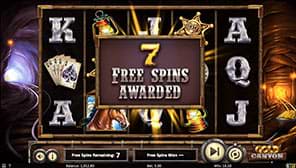 Free spins on Gold Canyon