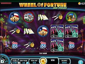 Wheel of Fortune on Tour IGT recent slots machine