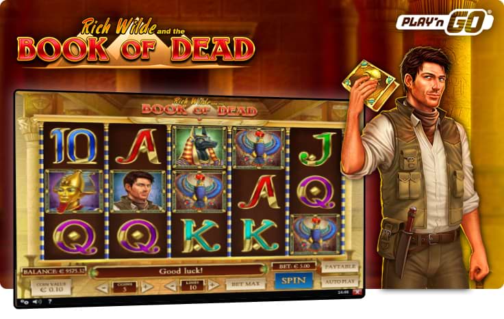 Book of Dead slot by play'n'go