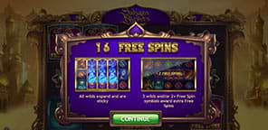 Sahara Nights yggdrasil slot screenshot