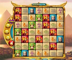 Screenshot of Golden Glyph slot machine