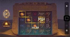 Screenshot of the Jungle Jim and the Lost Sphinx slot machine