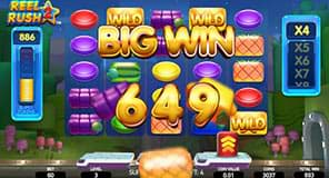 Big win on Reel Rush 2 slot machine