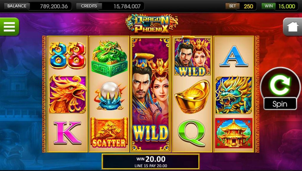 Dragon and Phoenix online slot game