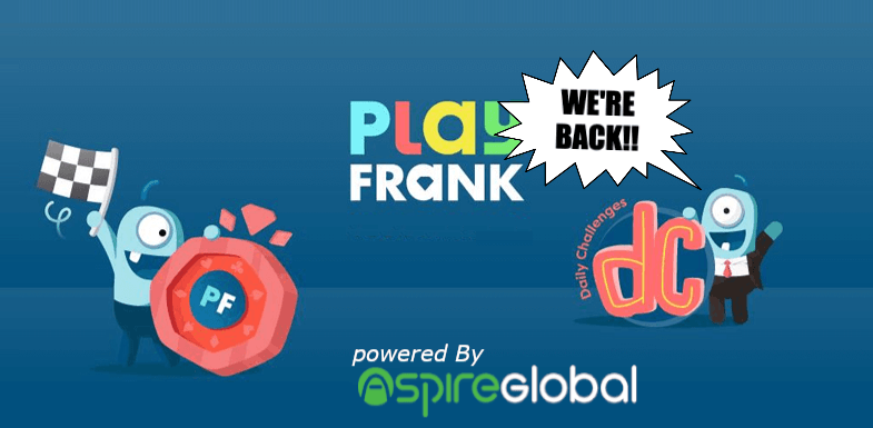 PlayFrank Relaunched with Aspire Global Gaming