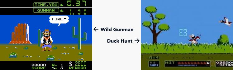 Wild Gunman and Duck Hunt