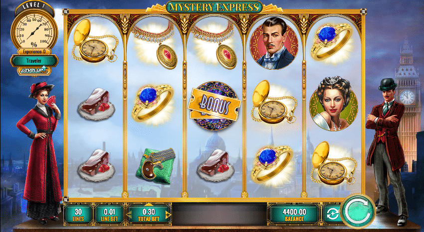 Mystery Express slot online screenshot