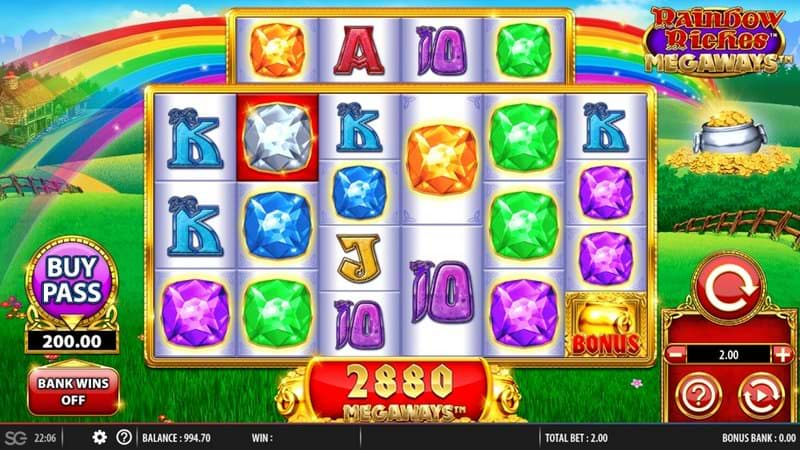 Rainbow Riches Megaways screenshot