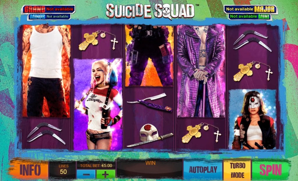 Suicide Squad slot screenshot