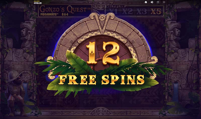 Gonzo's Quest Megaways™ screenshot free spins