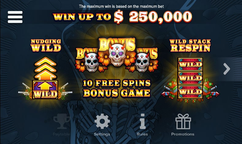 Diablo Reels slot features