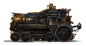 Locomotive symbol from Money Train slot