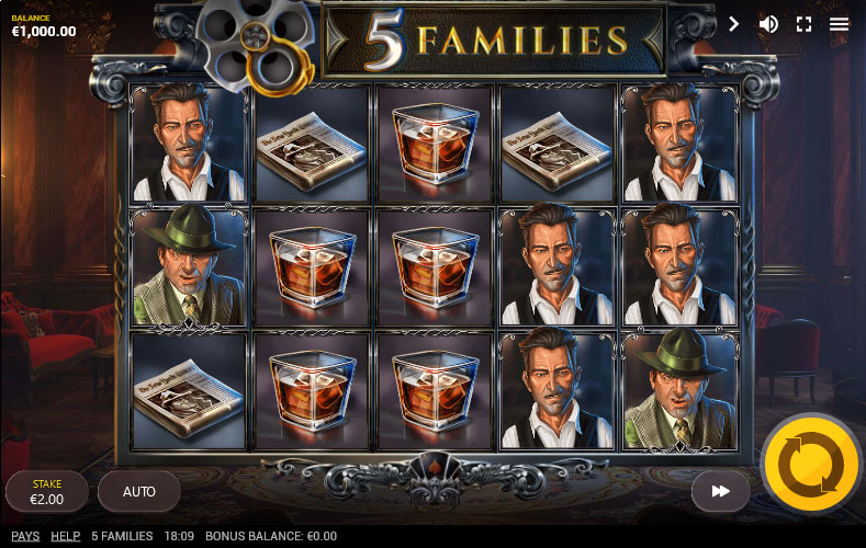 5 Families slot base game