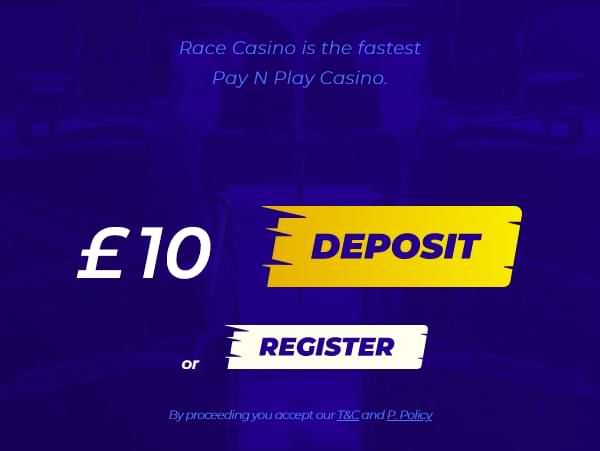 Deposit at Race Casino