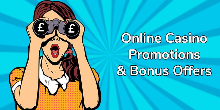 Online casino promotions and bonus offers