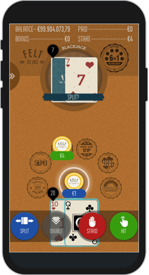 6 in 1 Blackjack mobile screenshot