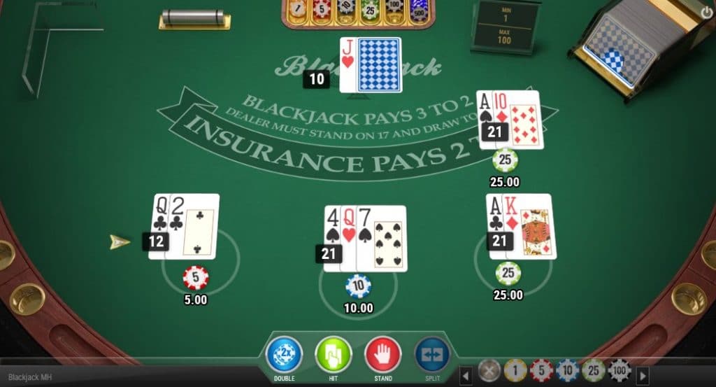 Blackjack MH screenshot