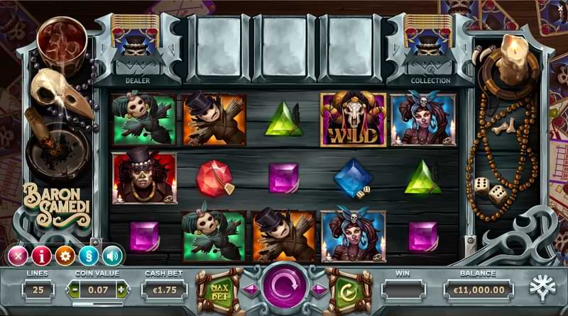 Baron Samedi slot screenshot