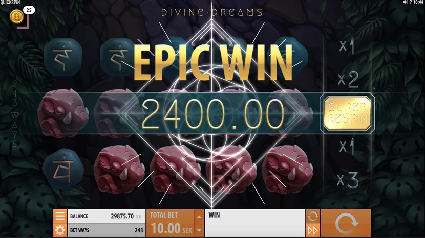 Divine Dreams epic win