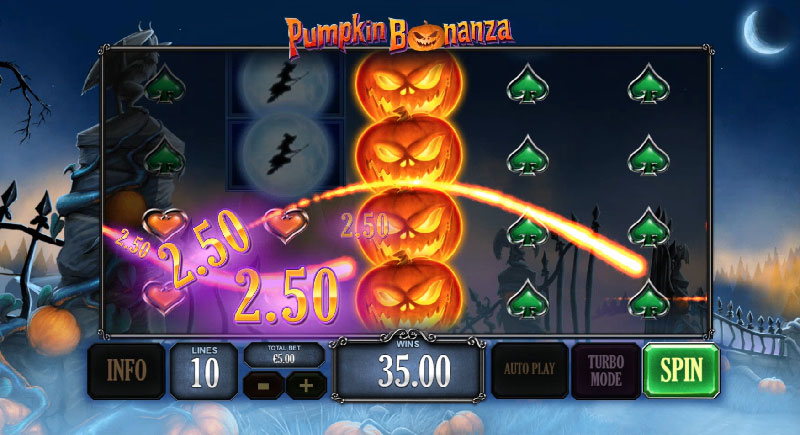 Pumpkin Bonanza slot screenshot