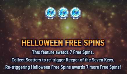 Helloween Free spins