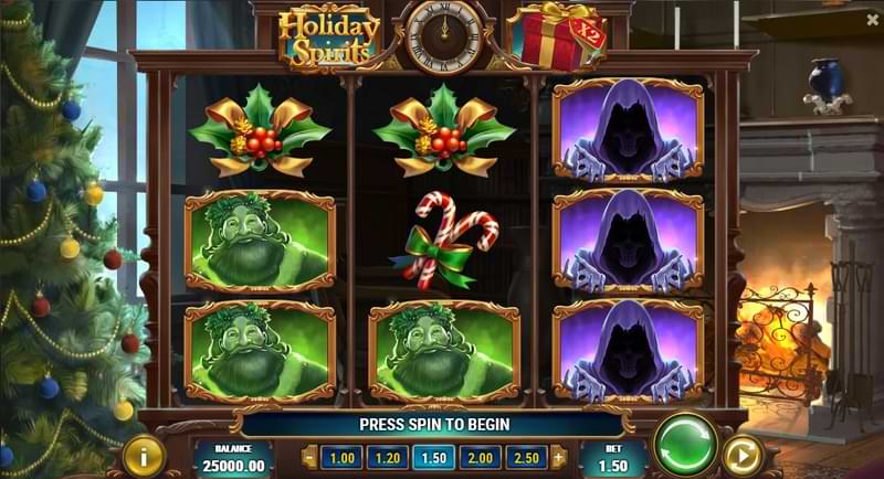Holiday Spirits slot screenshot