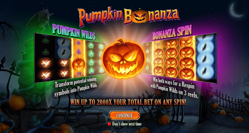 Pumpkin Bonanza slot features
