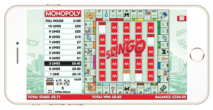 Monopoly Slingo