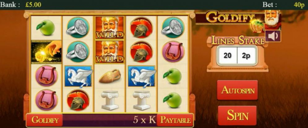 goldify slot casino game