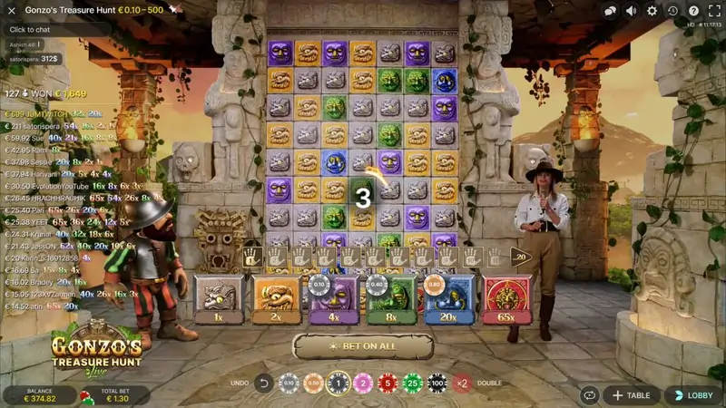 Gonzo's Treasure Hunt screenshot