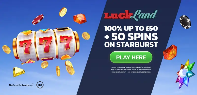 LuckLand Welcome Bonus