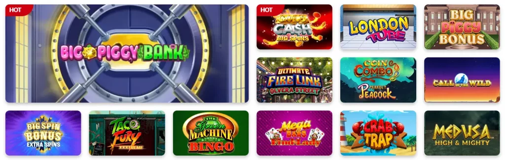 Fortune mobile casino slots selection 