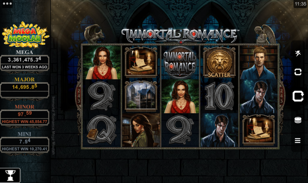 Immortal Romance Mega Moolah