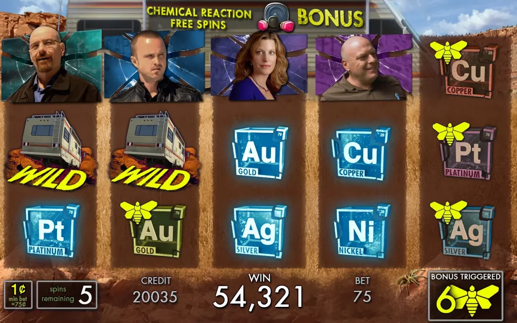 Breaking bad slot bonus