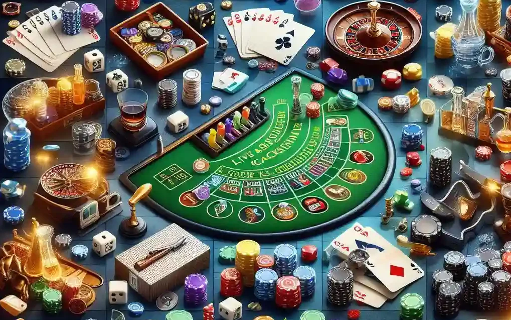 Live blackjack casino different games