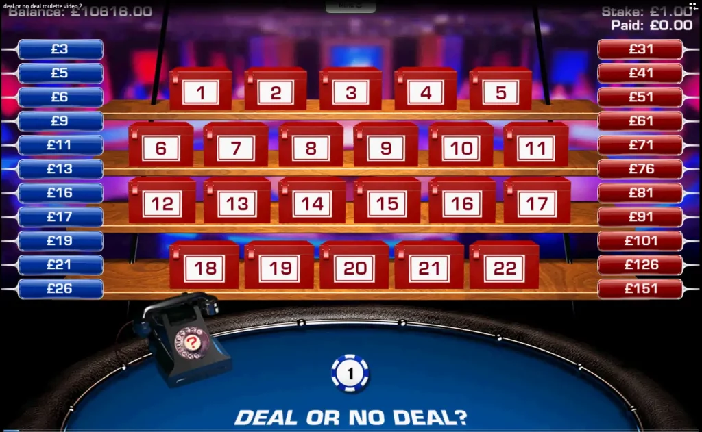deal or no deal casino games