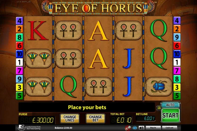 Eye of horus slot game